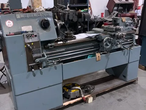 LeBlond machine lathe in the shop