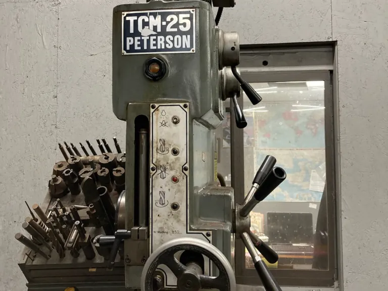 TCM-25 Peterson machine in the shop